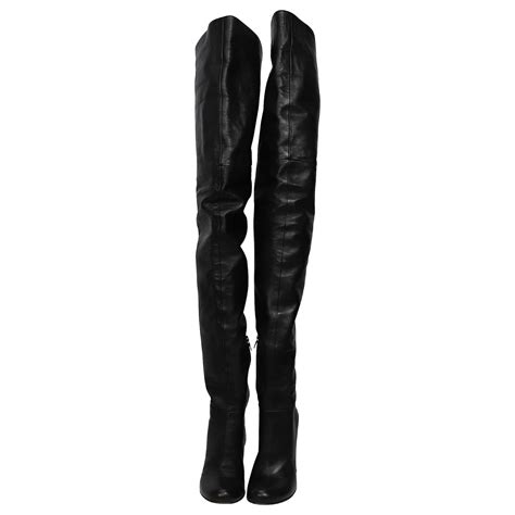 prada boots online|Prada thigh high boots.